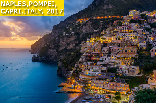 Naples,Pompei,Capri, Italy 2017